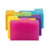Smead Top Tab Poly Colored File Folders, 1/3-Cut Tabs, Letter, Assrted, PK18 10515